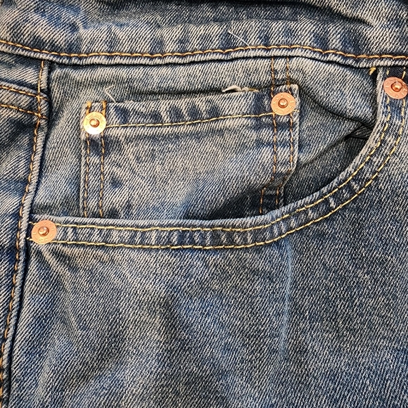 Mens Levi's 505 Jeans 38 x 30, Blue - Picture 5 of 11